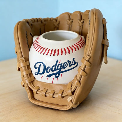 Baseball glove planter